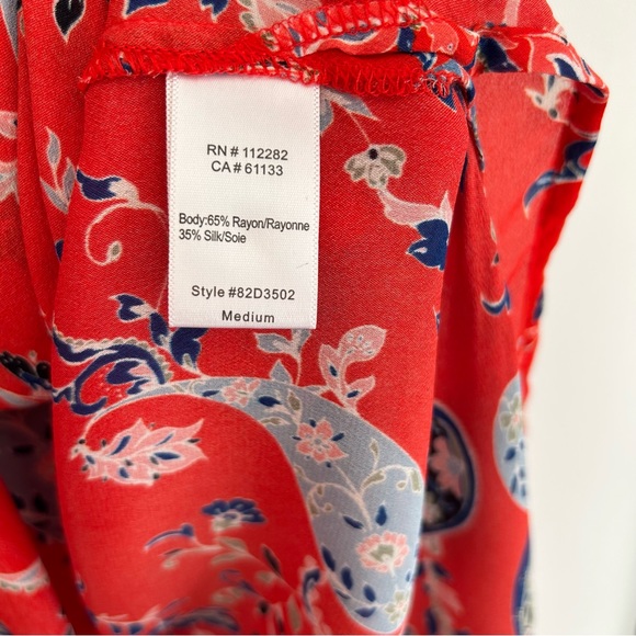 GREYLIN~ Sidney Paisley Wrap Maxi Dress in Medium - Picture 9 of 16